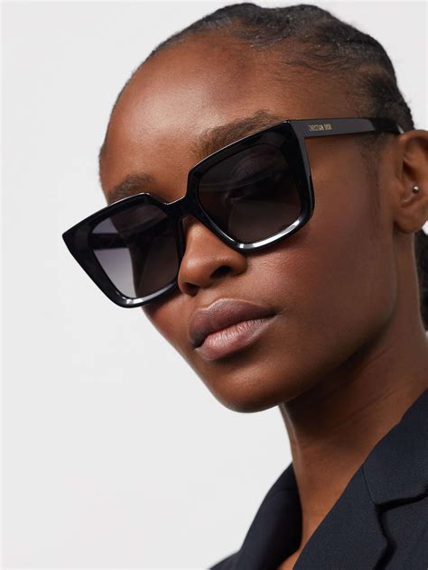 dior 55mm square sunglasses|christian Dior oversized sunglasses.